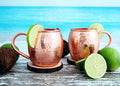 Mule Glass, Copper Rim — Set of 4 — 400 ml / 13.5 oz