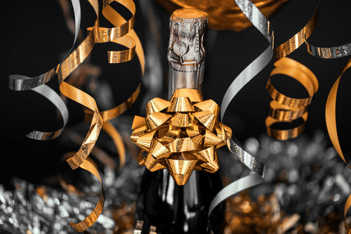 Aurora Champagne Flute — Set of 4 in use